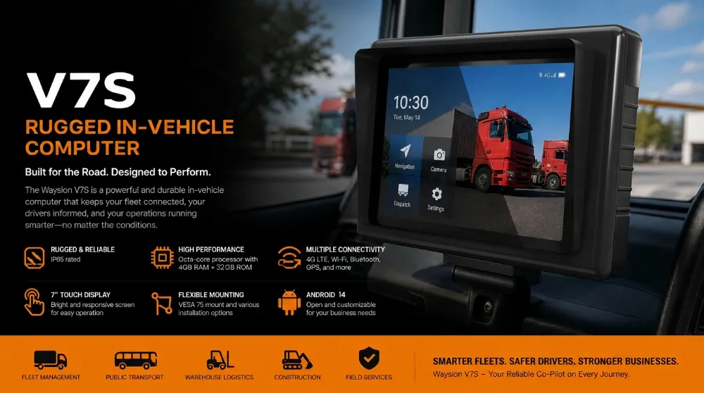 Waysion V7S Rugged In-Vehicle Computer